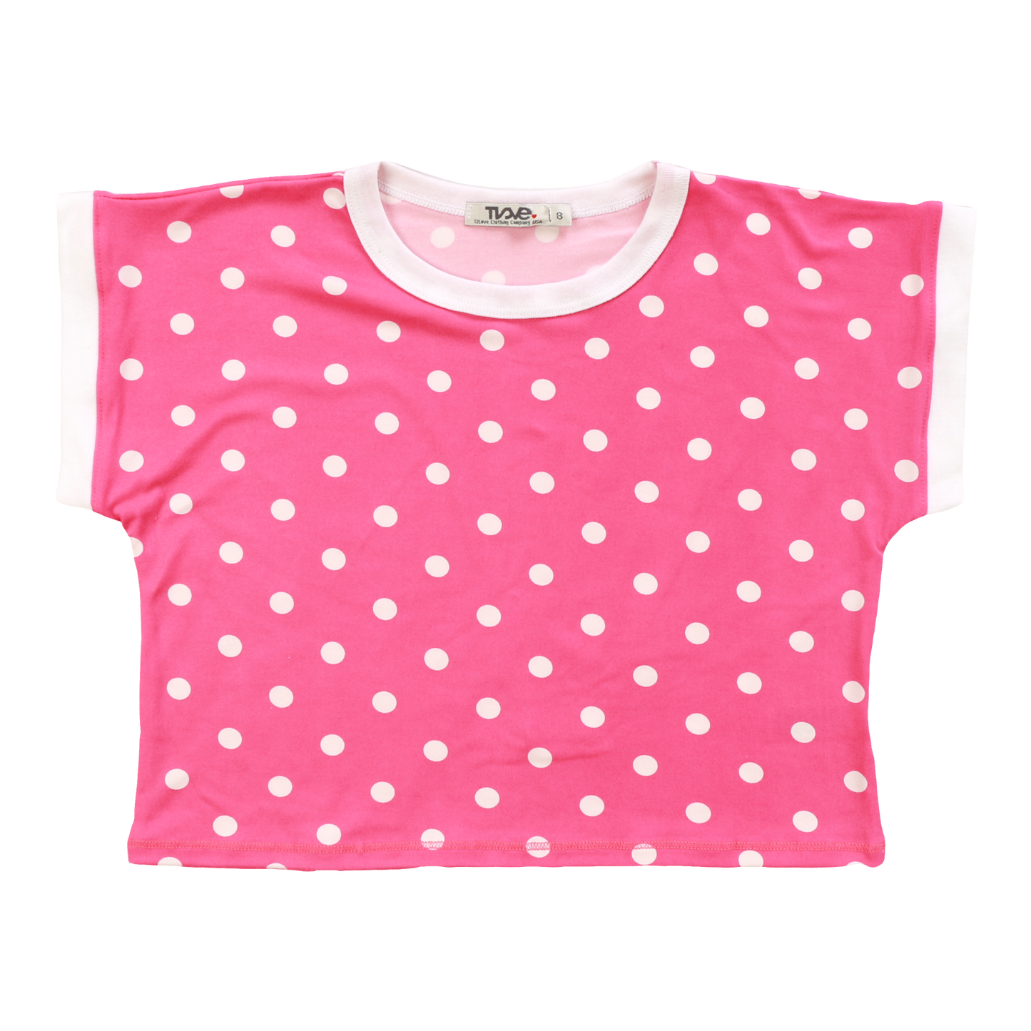 Relaxed Top (White Polka Dots)