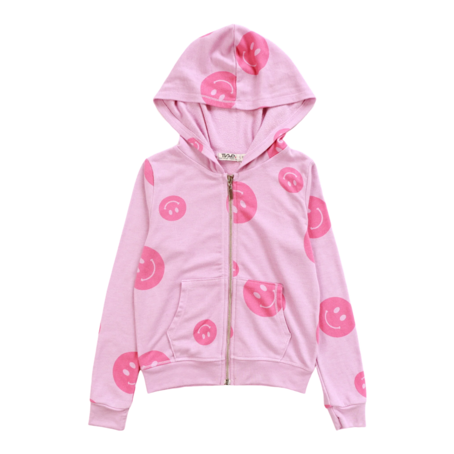 Hooded Jacket (Happy Face Pattern)