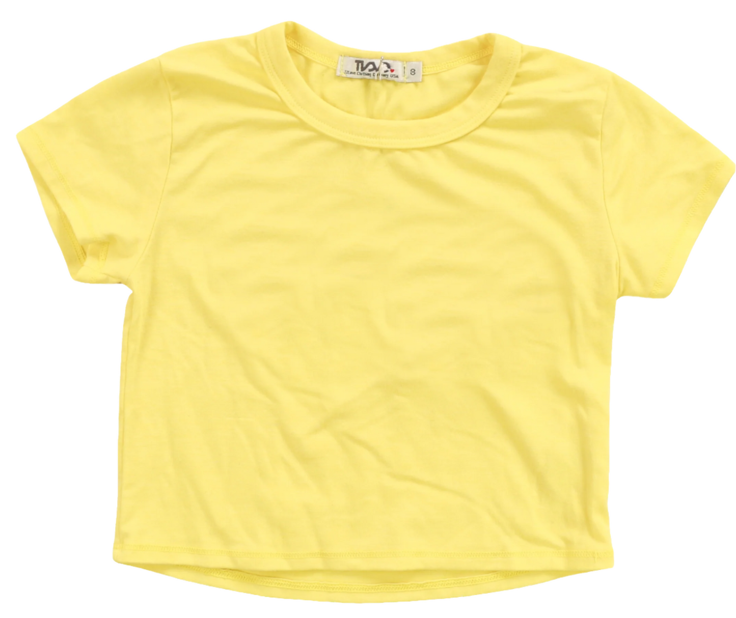 Heather Crop Baby Tee