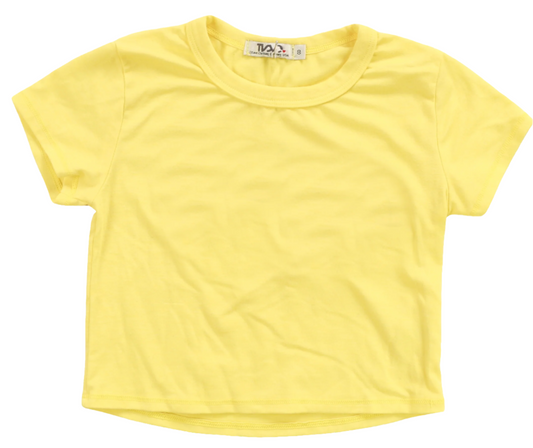 Heather Crop Baby Tee