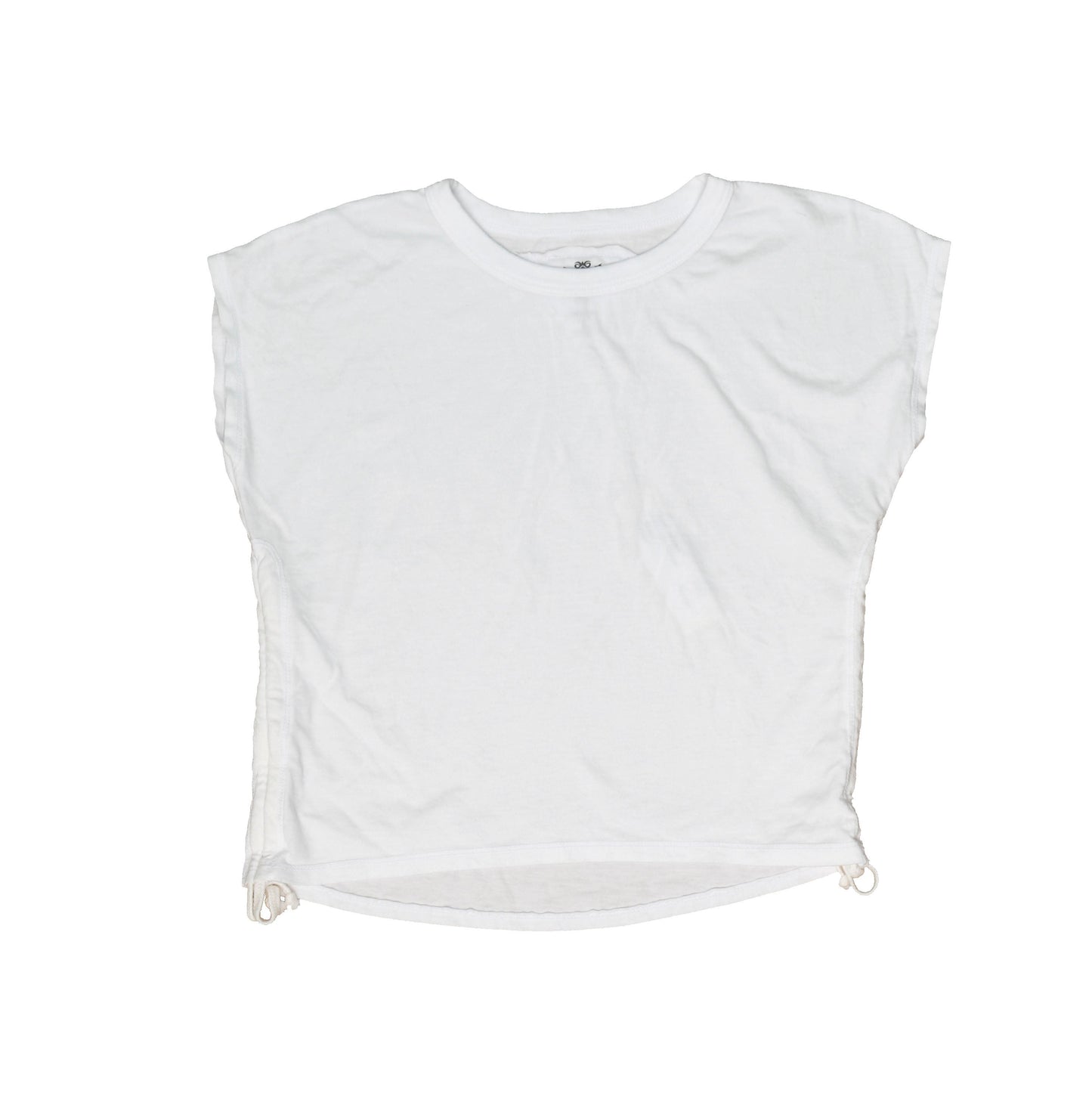 Muscle Tee with Gathered Side Tie