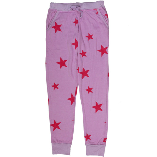 Slouch Sweatpants (Pink Stars Pattern)