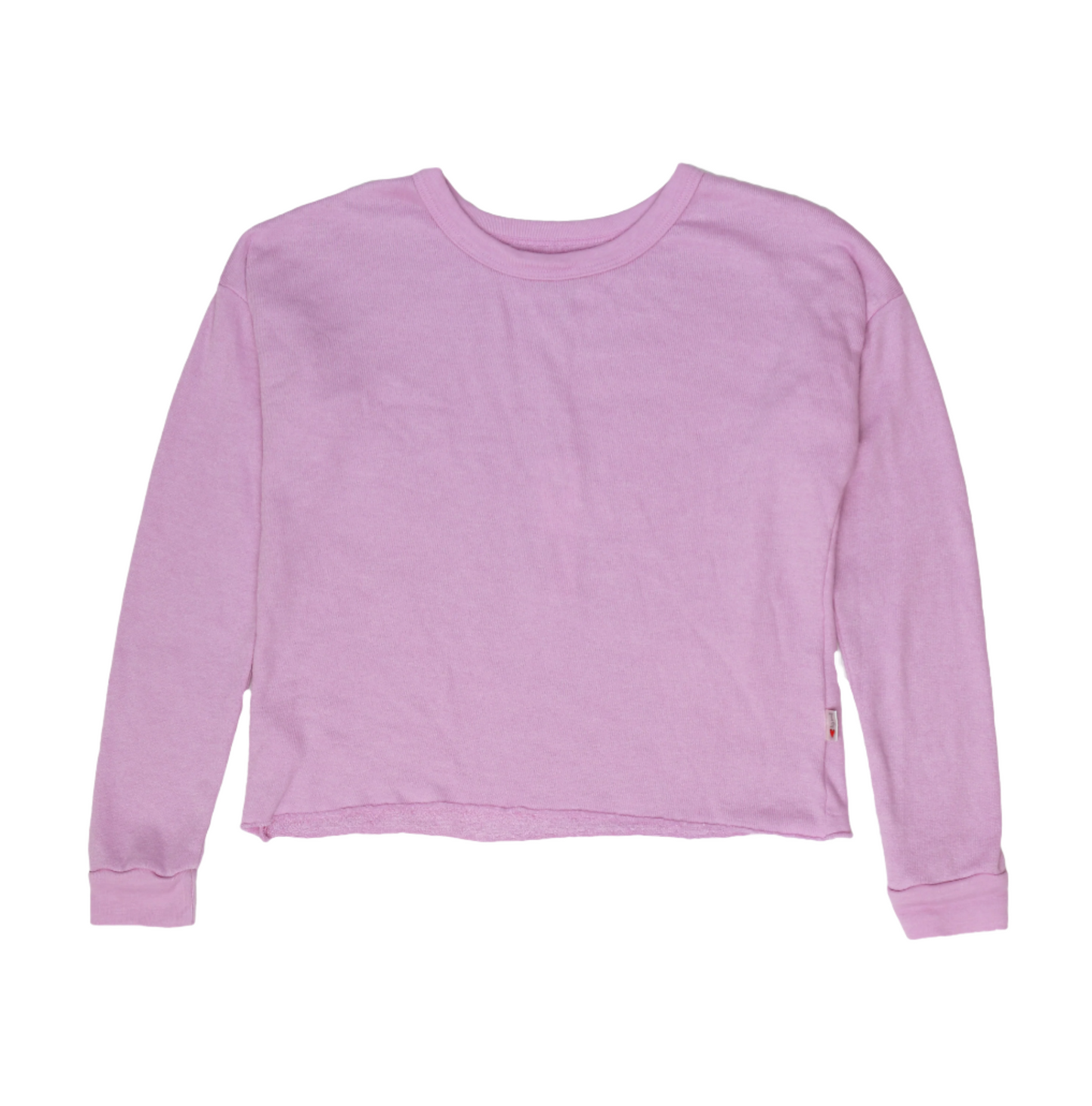 Heather Signature Raw-Edged Pullover