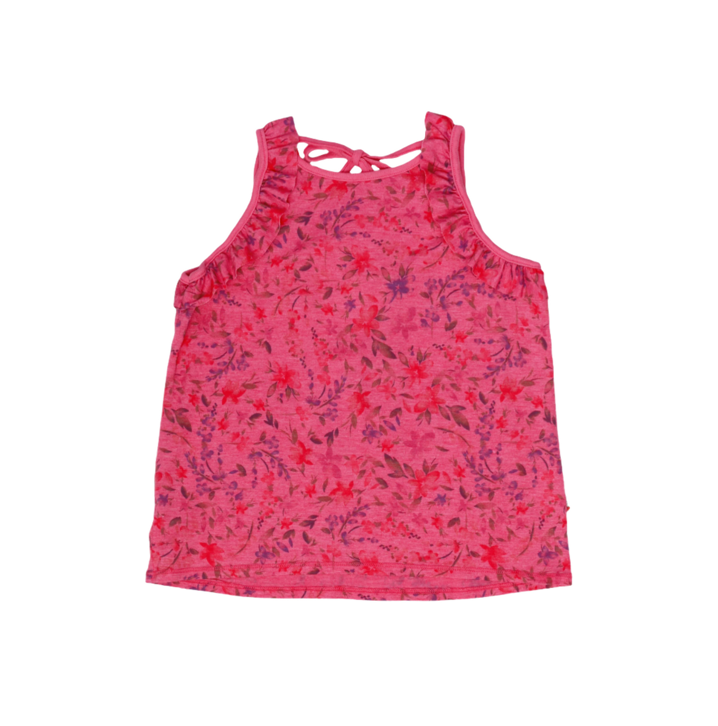 Ruffle Tank (Floral Pattern)