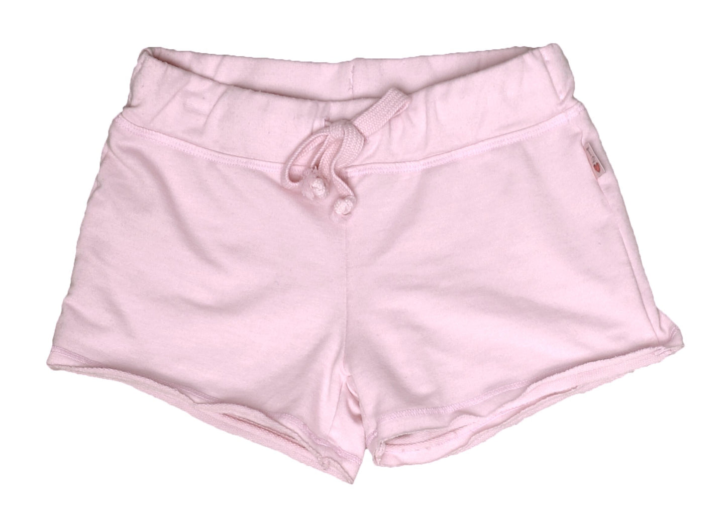 Raw-Edged Shorts with Back Pocket