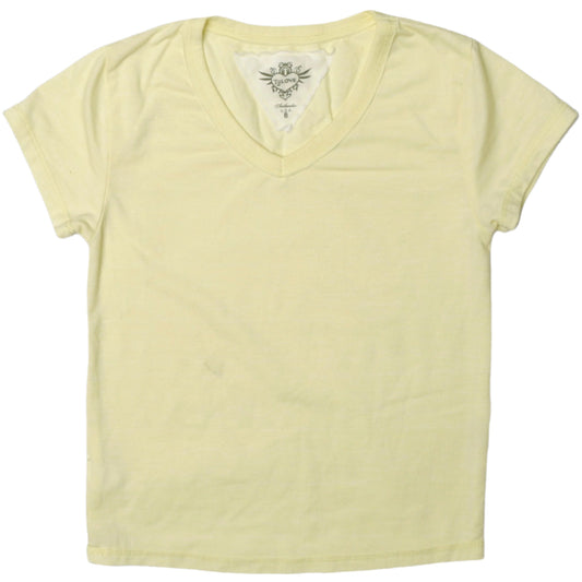Heather Signature Cap Sleeve V-Neck Tee