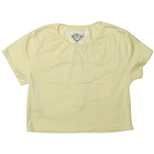 Heather Open-Back Tee