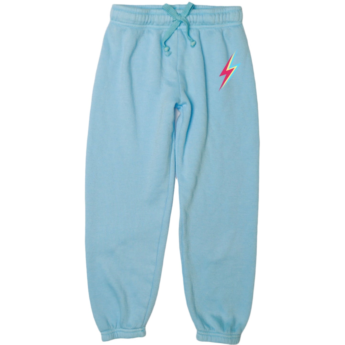 Heather Athletic Pants (Mini Neon Tri-Bolt Print)