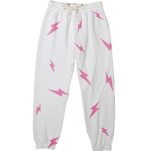 Athletic Pants (Pink Bolt Pattern)