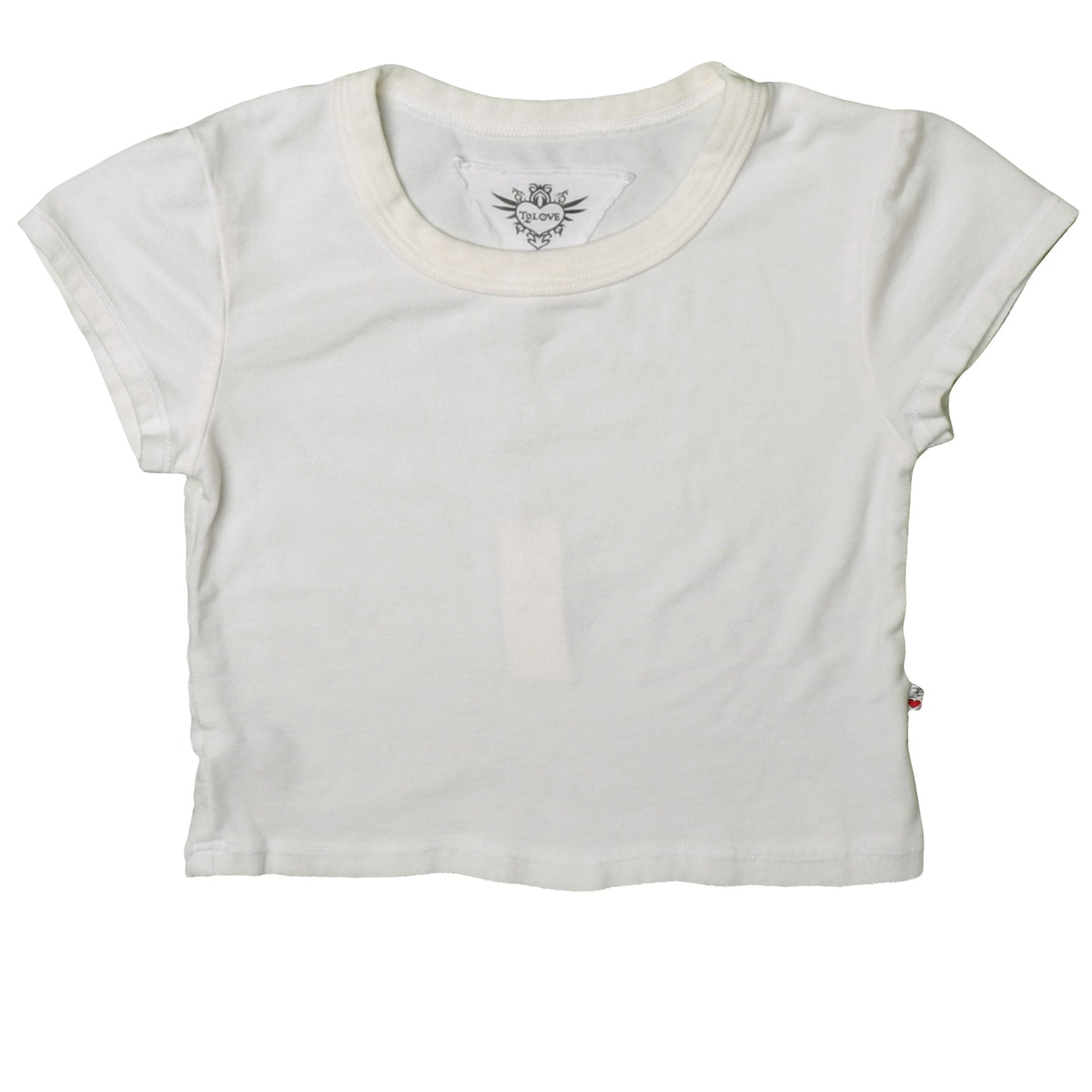 Heather Crop Baby Tee