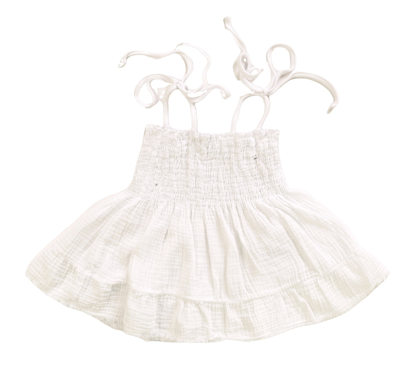 Smocked Tie-Strap Top