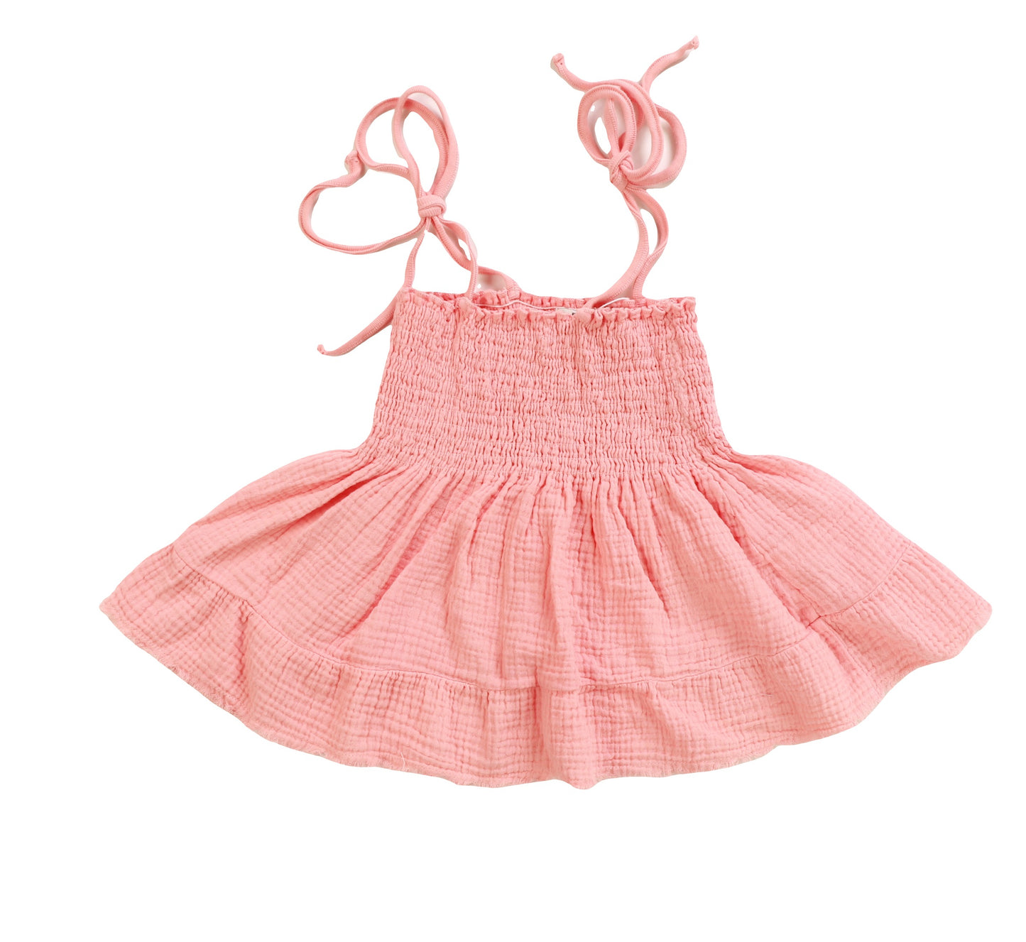 Smocked Tie-Strap Top