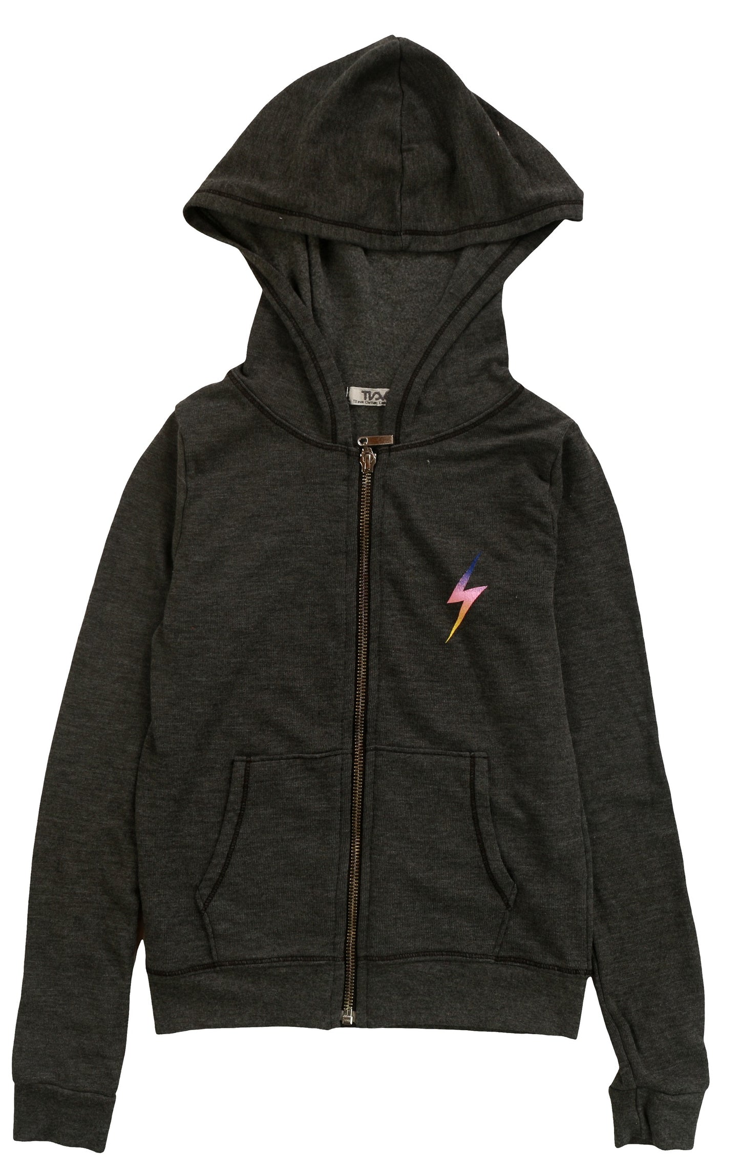 Hooded Jacket (Mini Ombre Bolt Print)