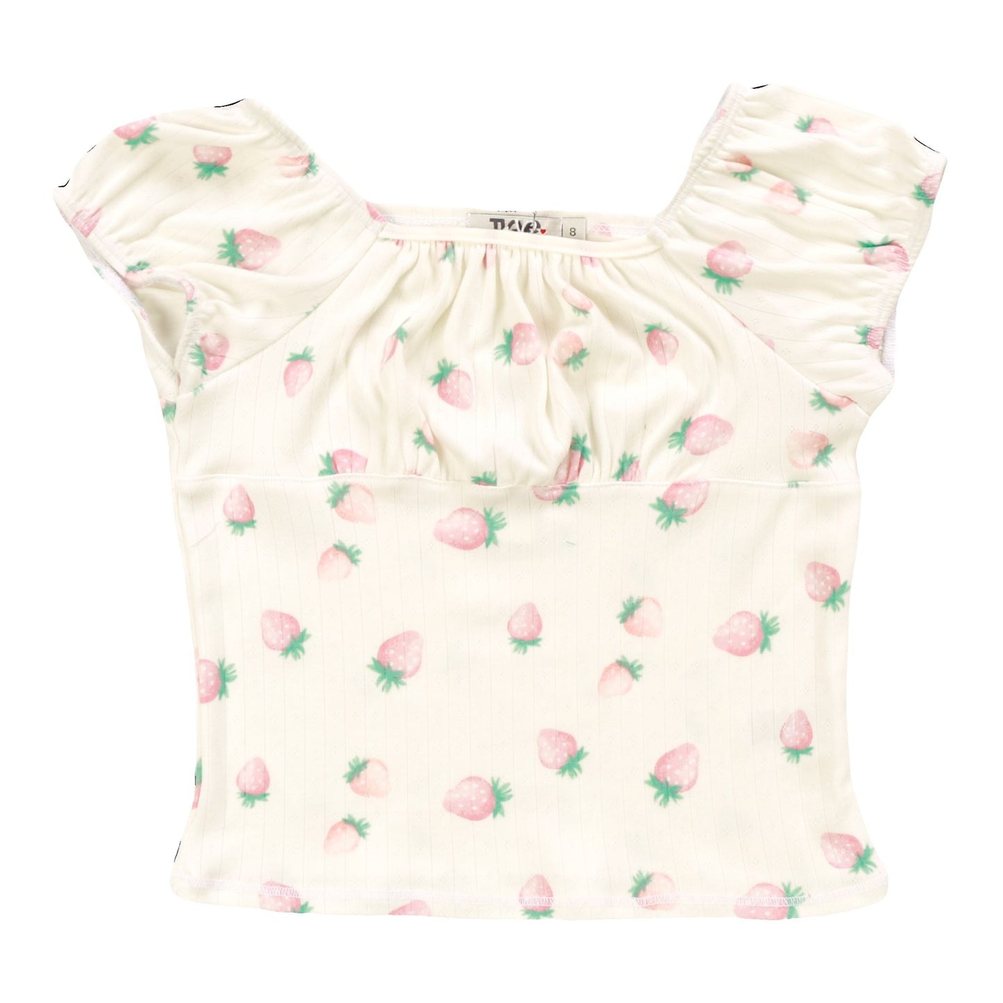 Baby Doll Top (Strawberry Pattern)