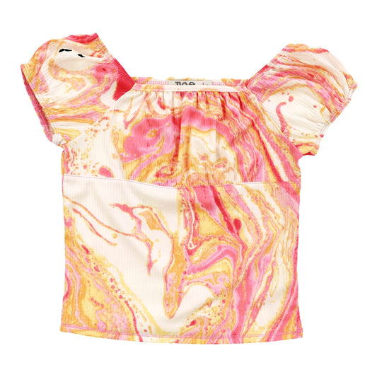 Baby Doll Top (Marble Tie-Dye)