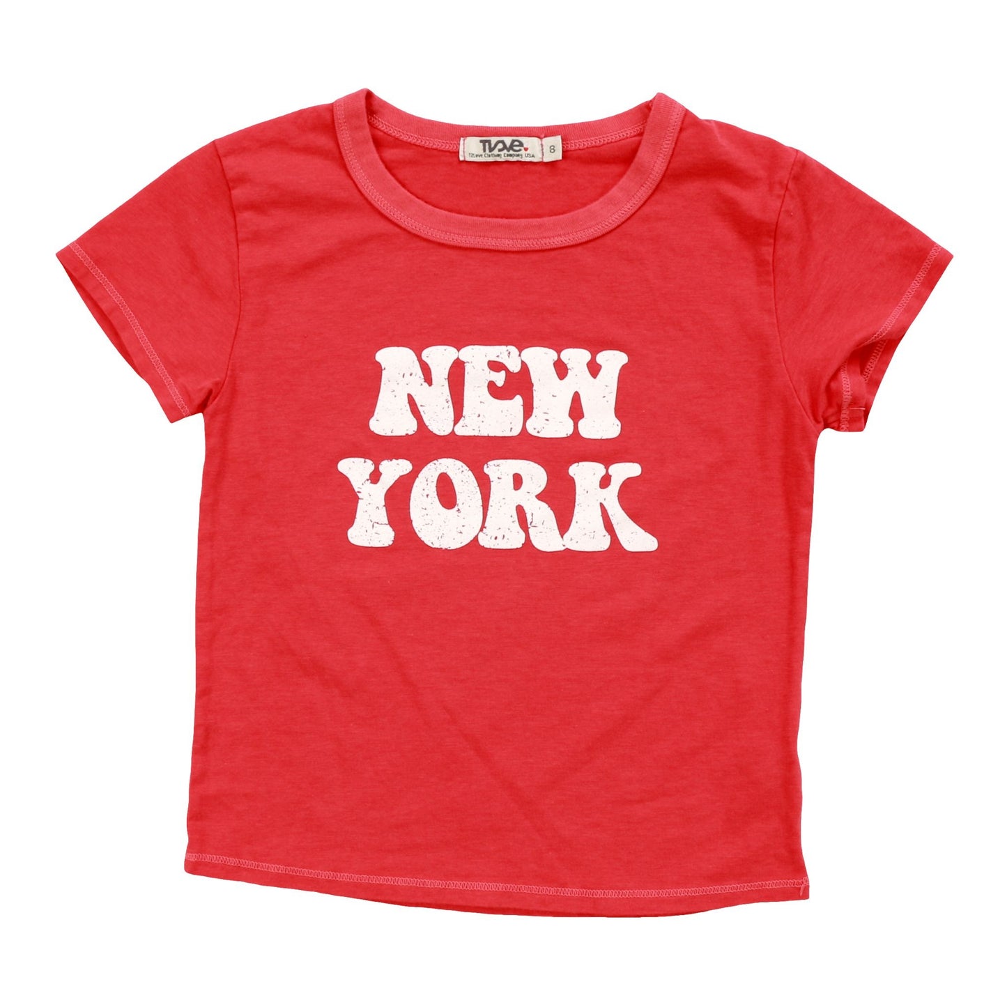 Signature Cap Sleeve Tee ("NEW YORK")