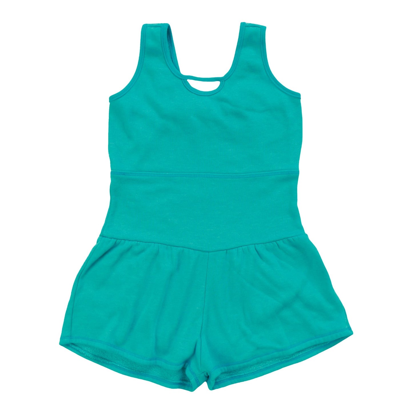 Heather Keyhole Tank Romper