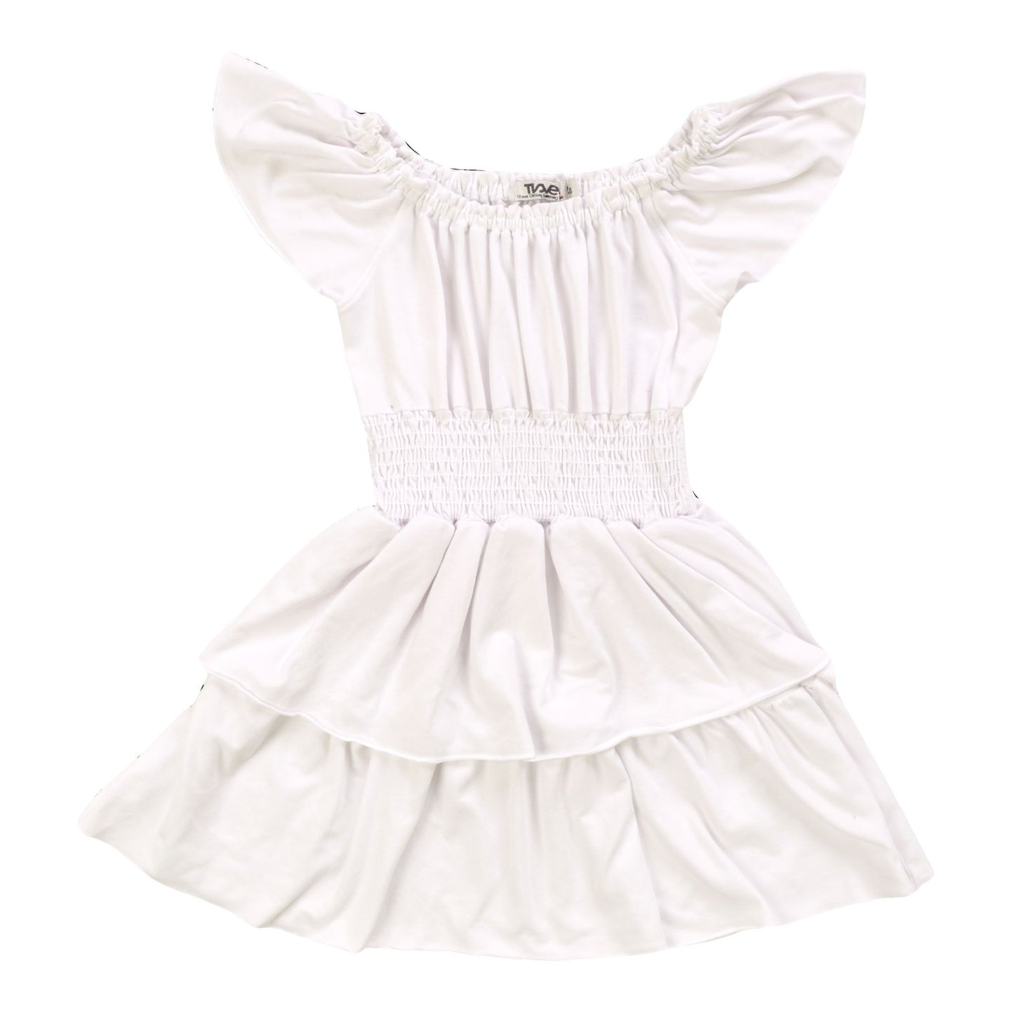 Heather Tiered Smock-Waisted Dress