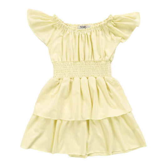 Heather Tiered Smock-Waisted Dress