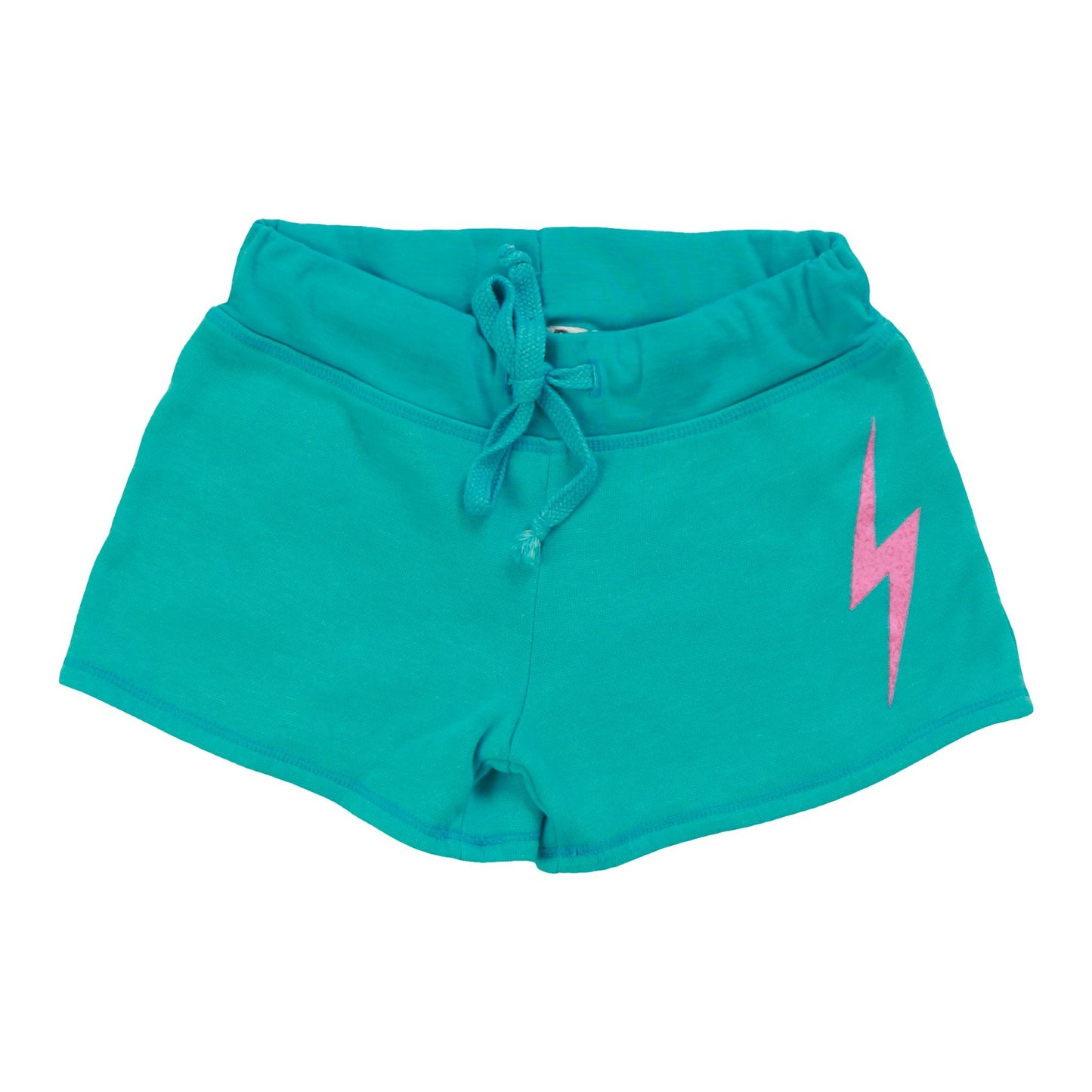 Heather Signature Shorts (Pink Bolt Print)