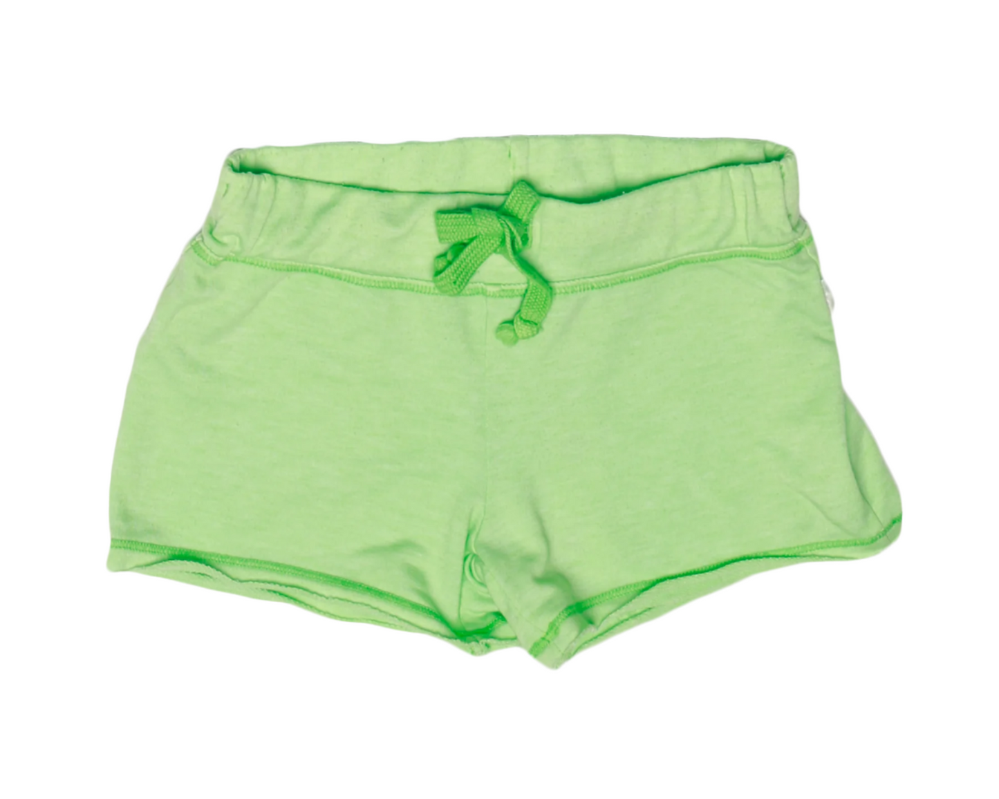 Raw-Edged Shorts with Back Pocket