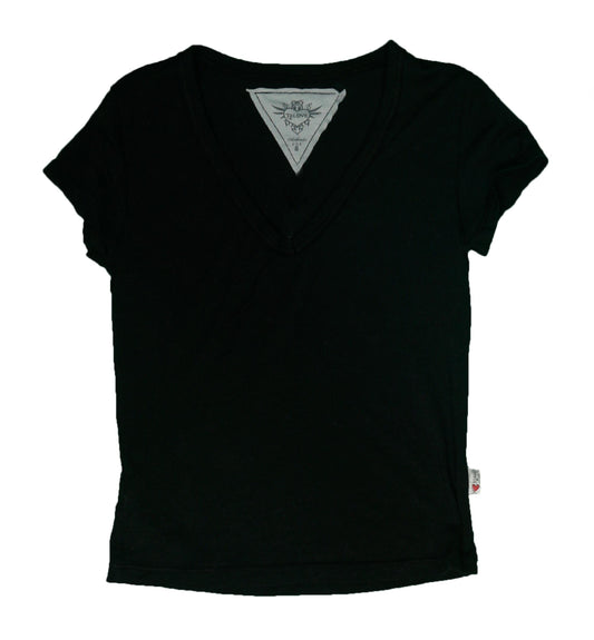 Signature Cap Sleeve V-Neck Tee