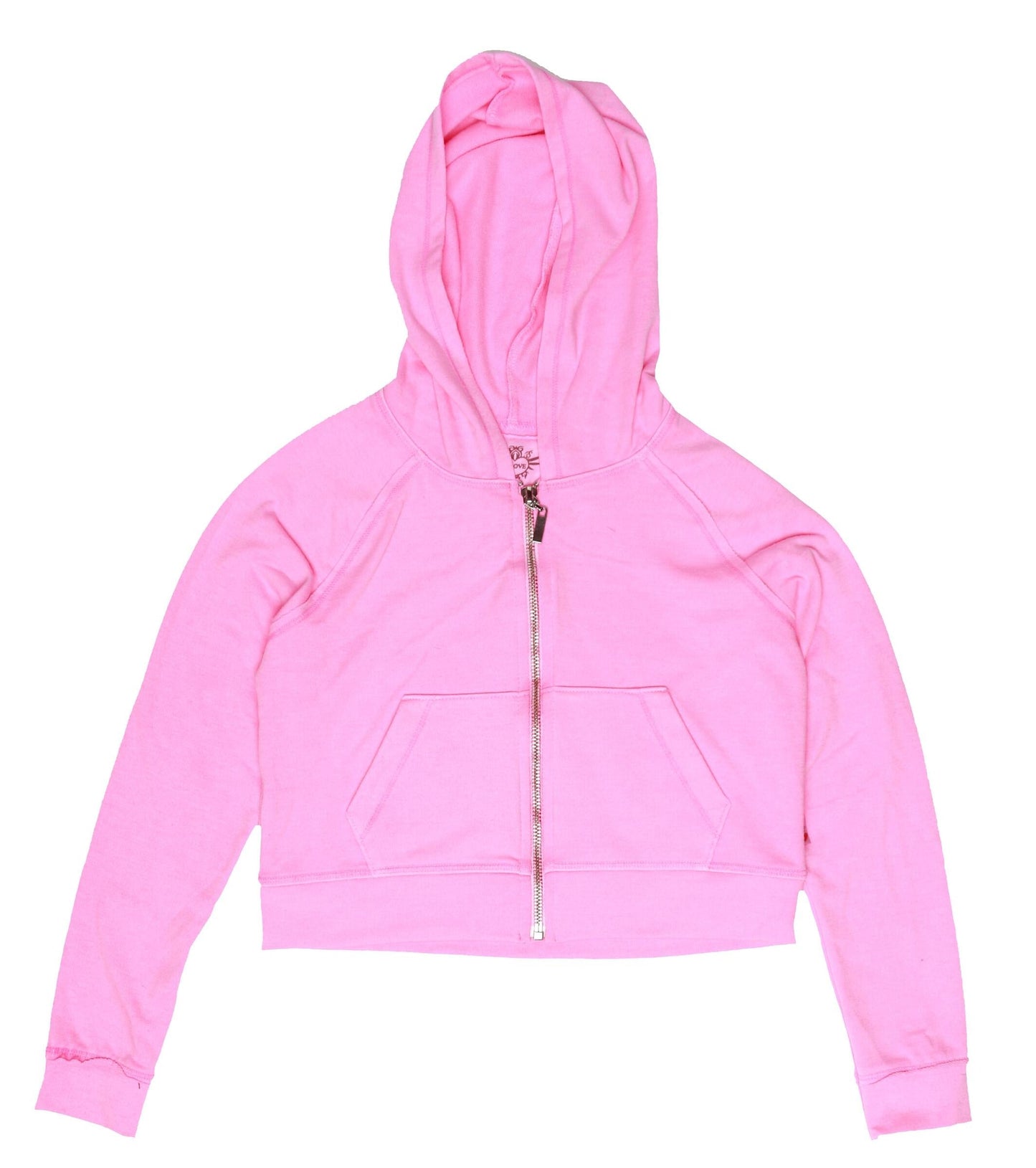 Heather Cropped Hooded Jacket