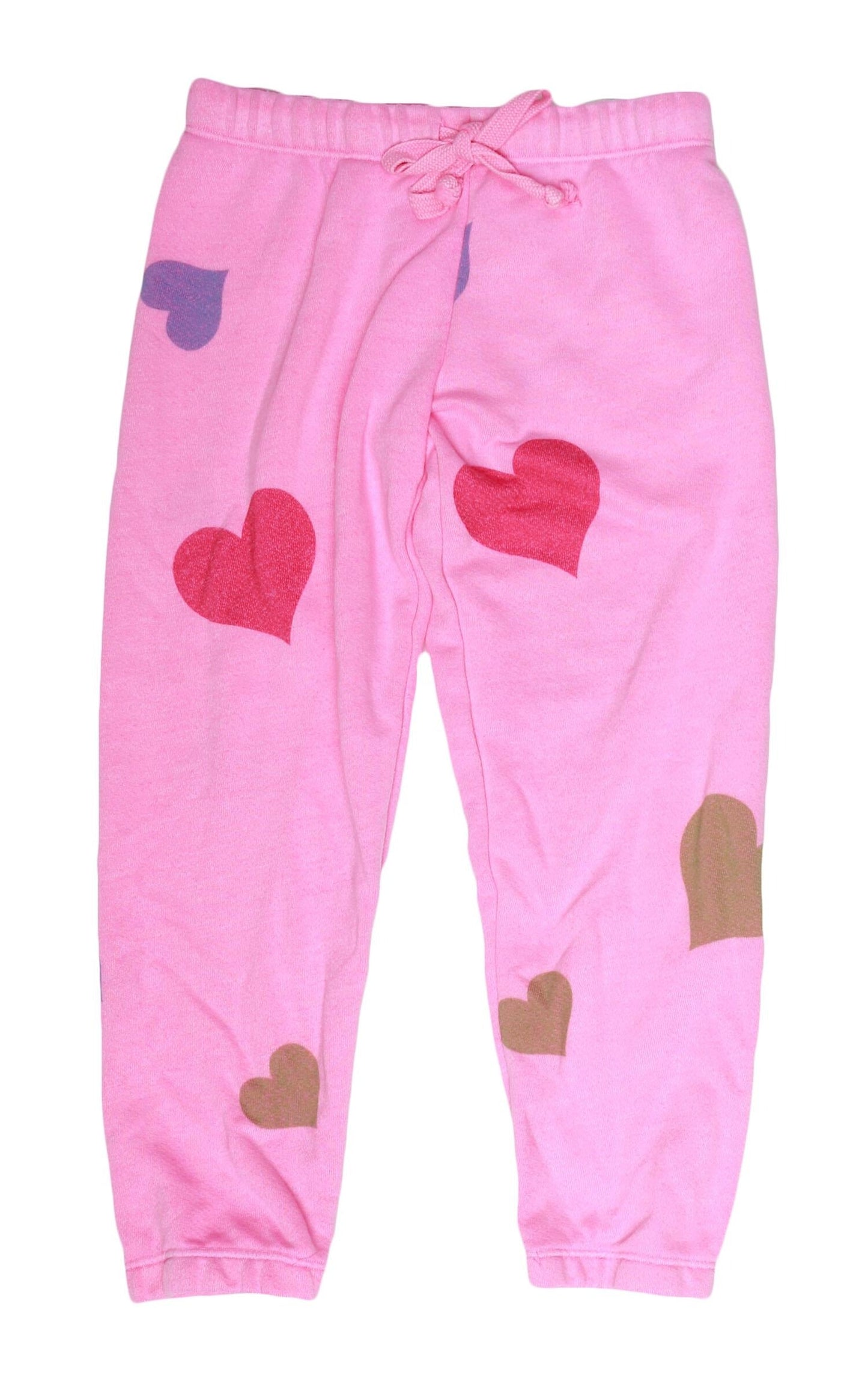 Short Sweatpants (Colored-Hearts Pattern)