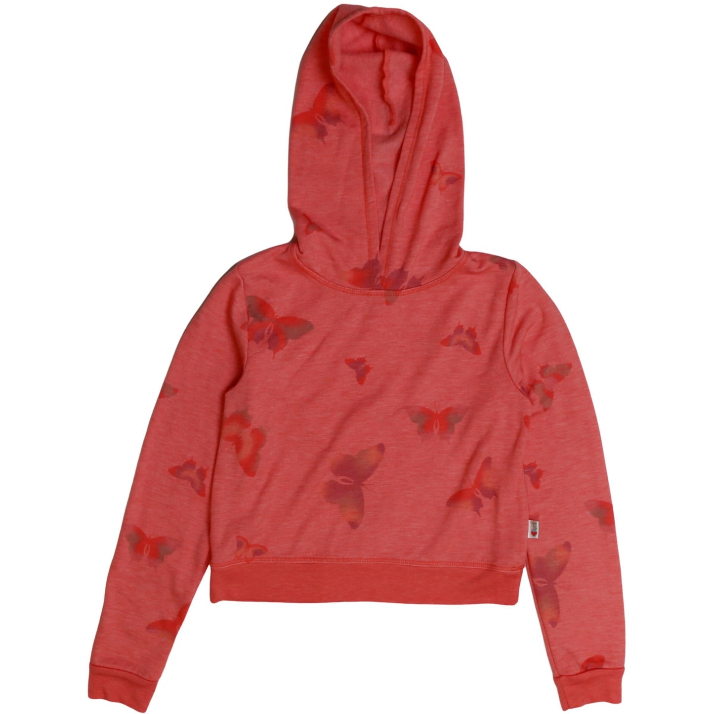 Hooded Pullover (Colorful Butterfly Pattern)