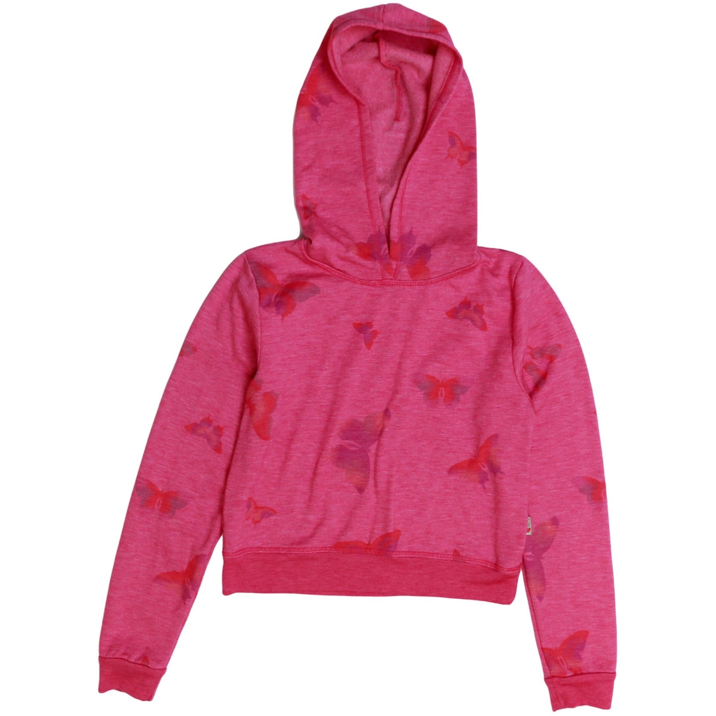 Hooded Pullover (Colorful Butterfly Pattern)