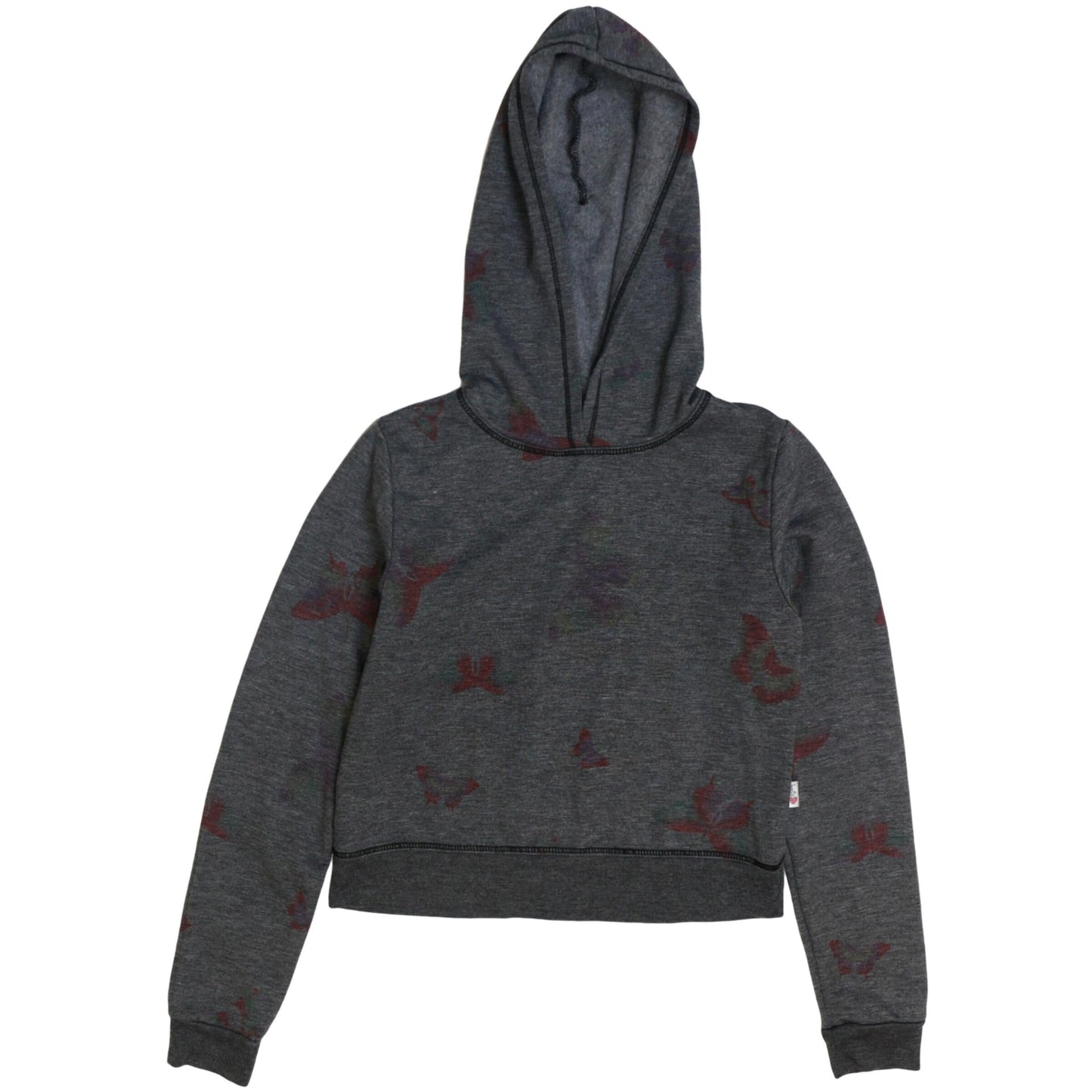 Hooded Pullover (Colorful Butterfly Pattern)