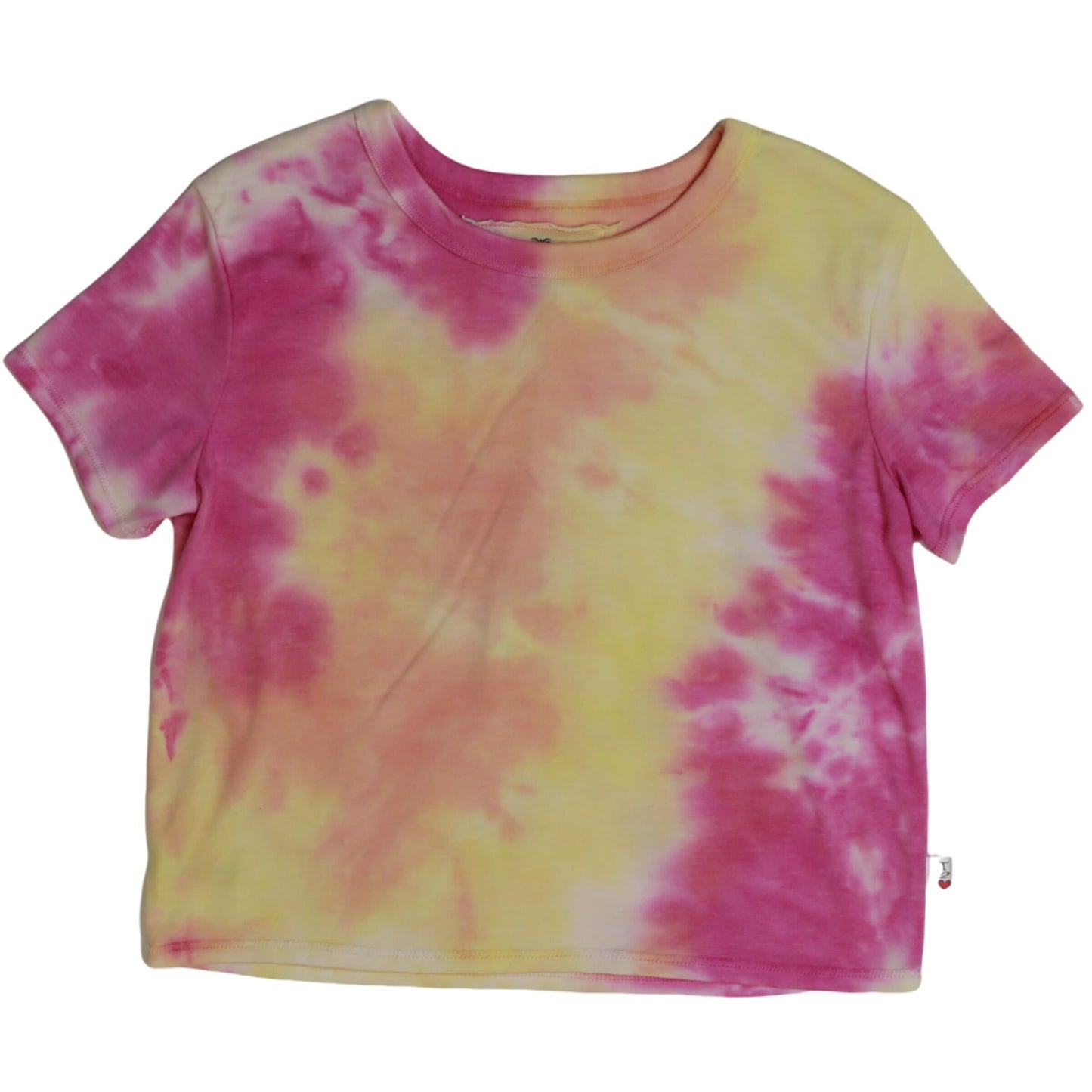 Boxy Top (Pink-Orange-Yellow Tie-Dye)