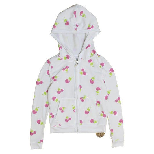 Hooded Jacket (Cherry Pattern)