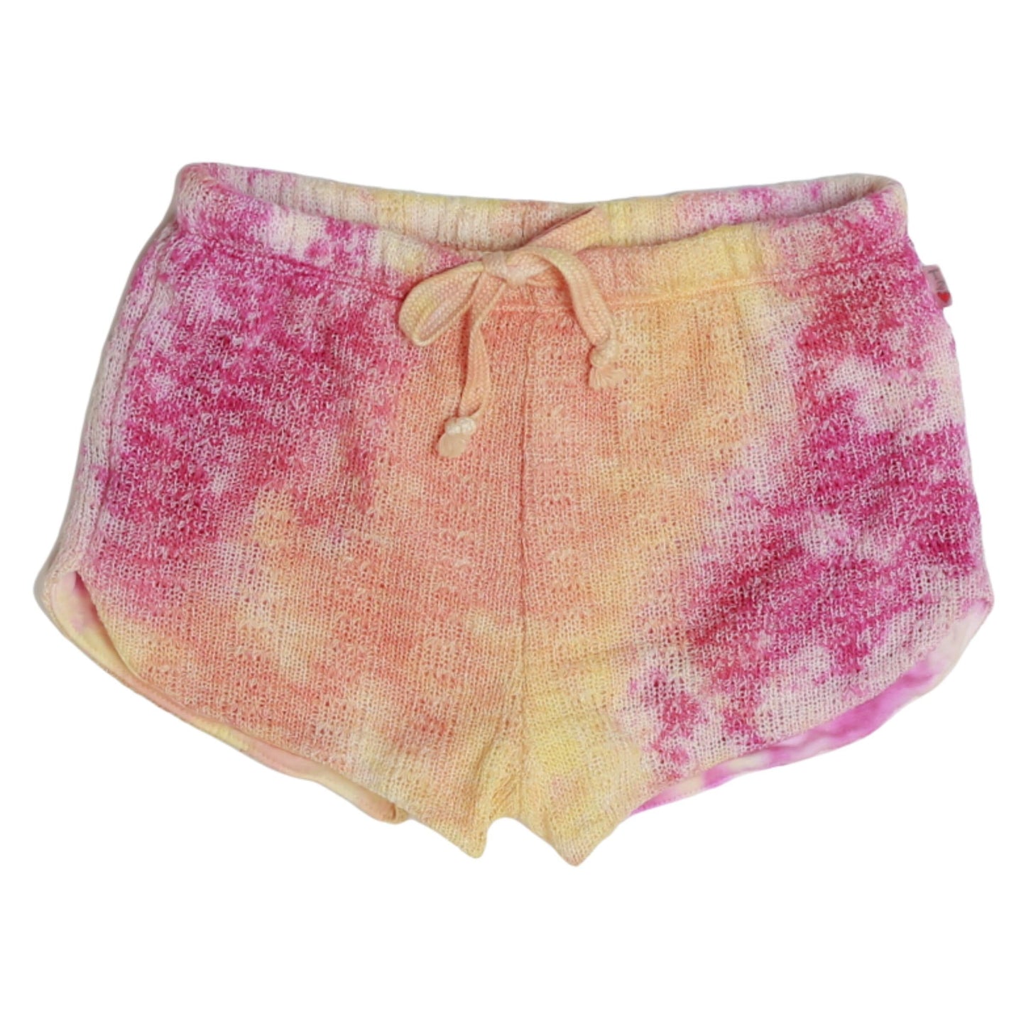 Drawstring Shorts (Pink-Orange-Yellow Tie-Dye)