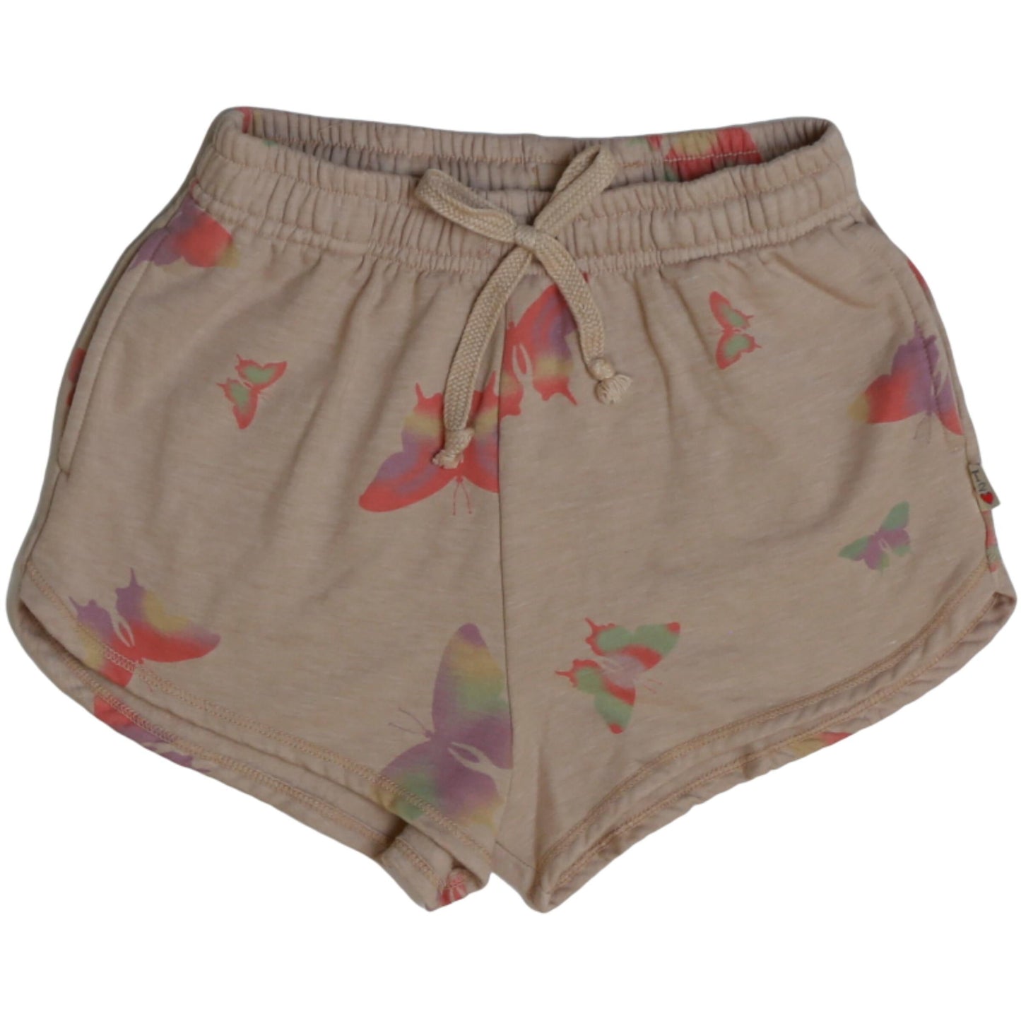 Athletic Shorts (Colorful Butterfly Pattern)