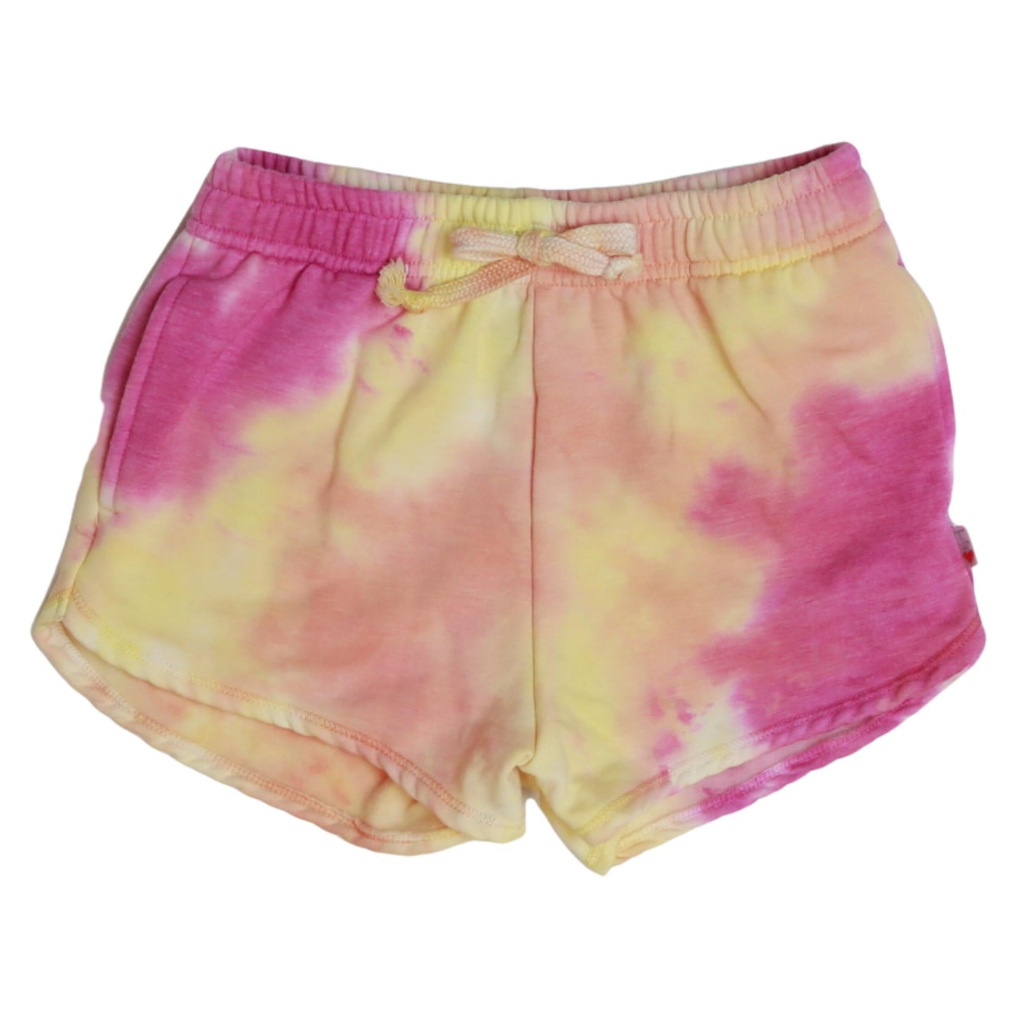 Athletic Shorts (Pink-Orange-Yellow Tie-Dye)