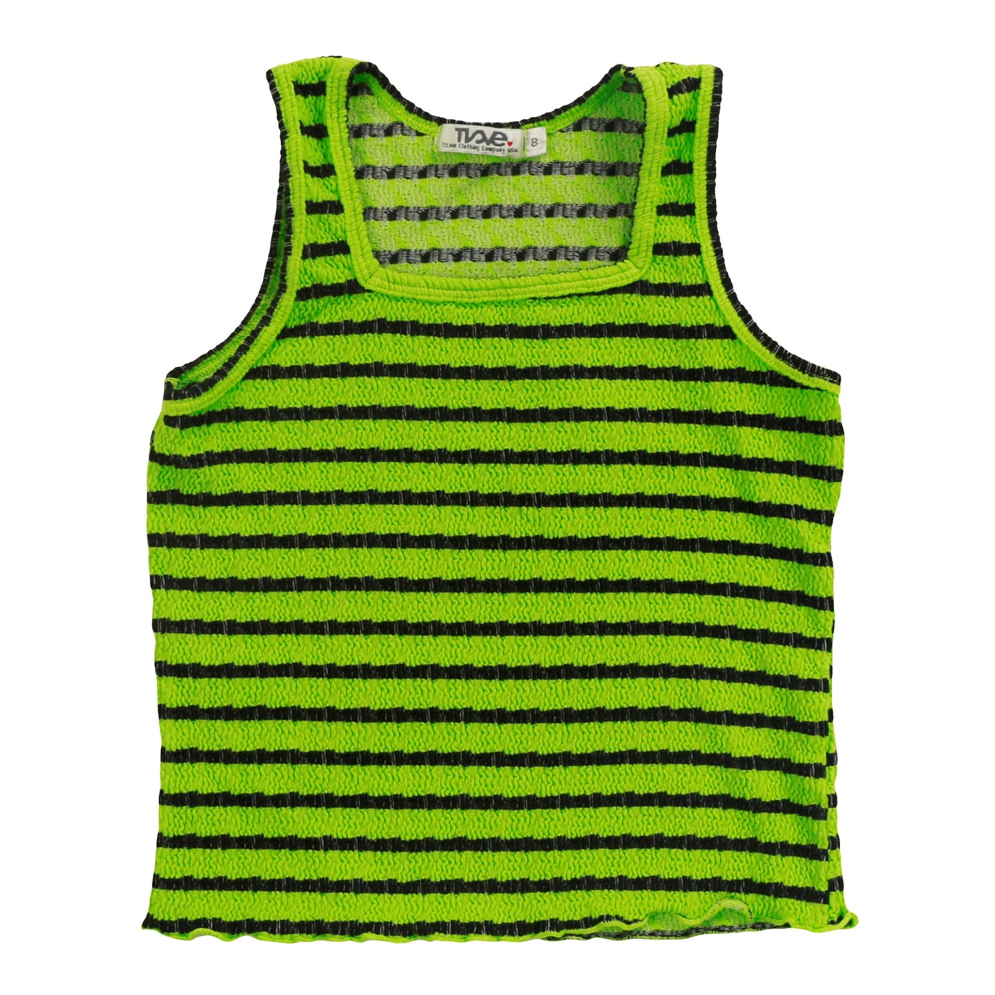 Square-Neck Tank (Black Stripes)