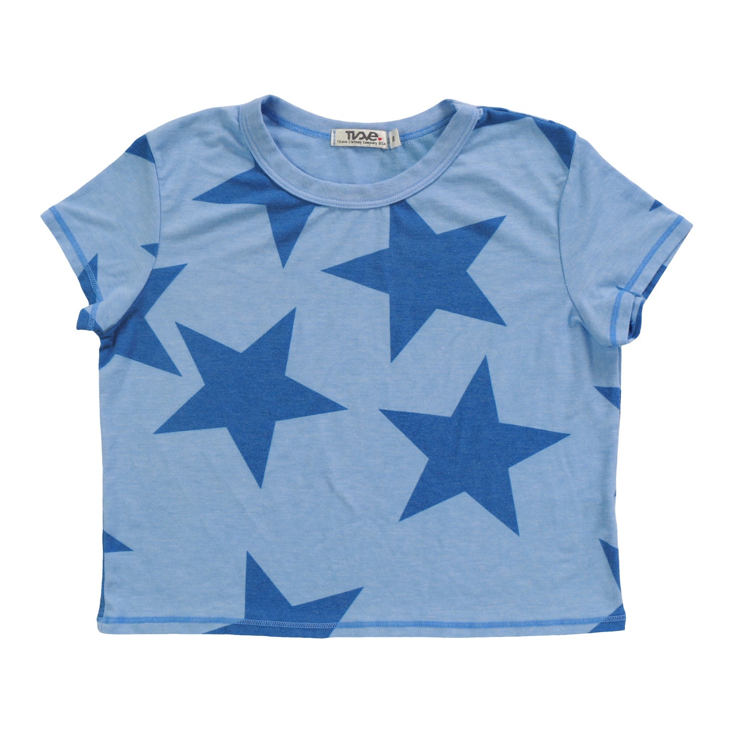 Boxy Top (Cobalt Stars Pattern)