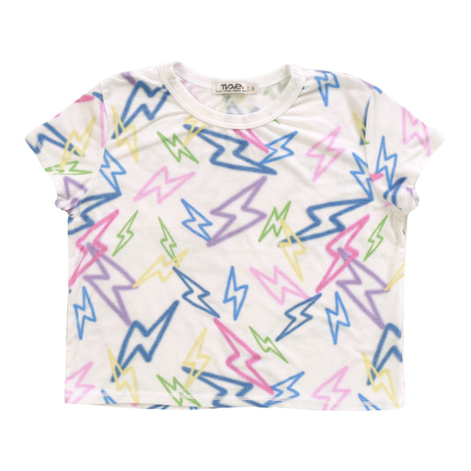Boxy Top (Mixed Color Bolts Pattern)