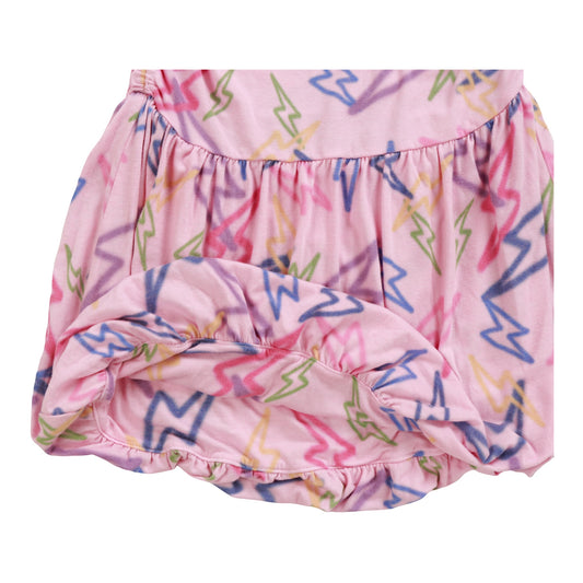 Bubble Skirt (Mixed Color Bolts Pattern)