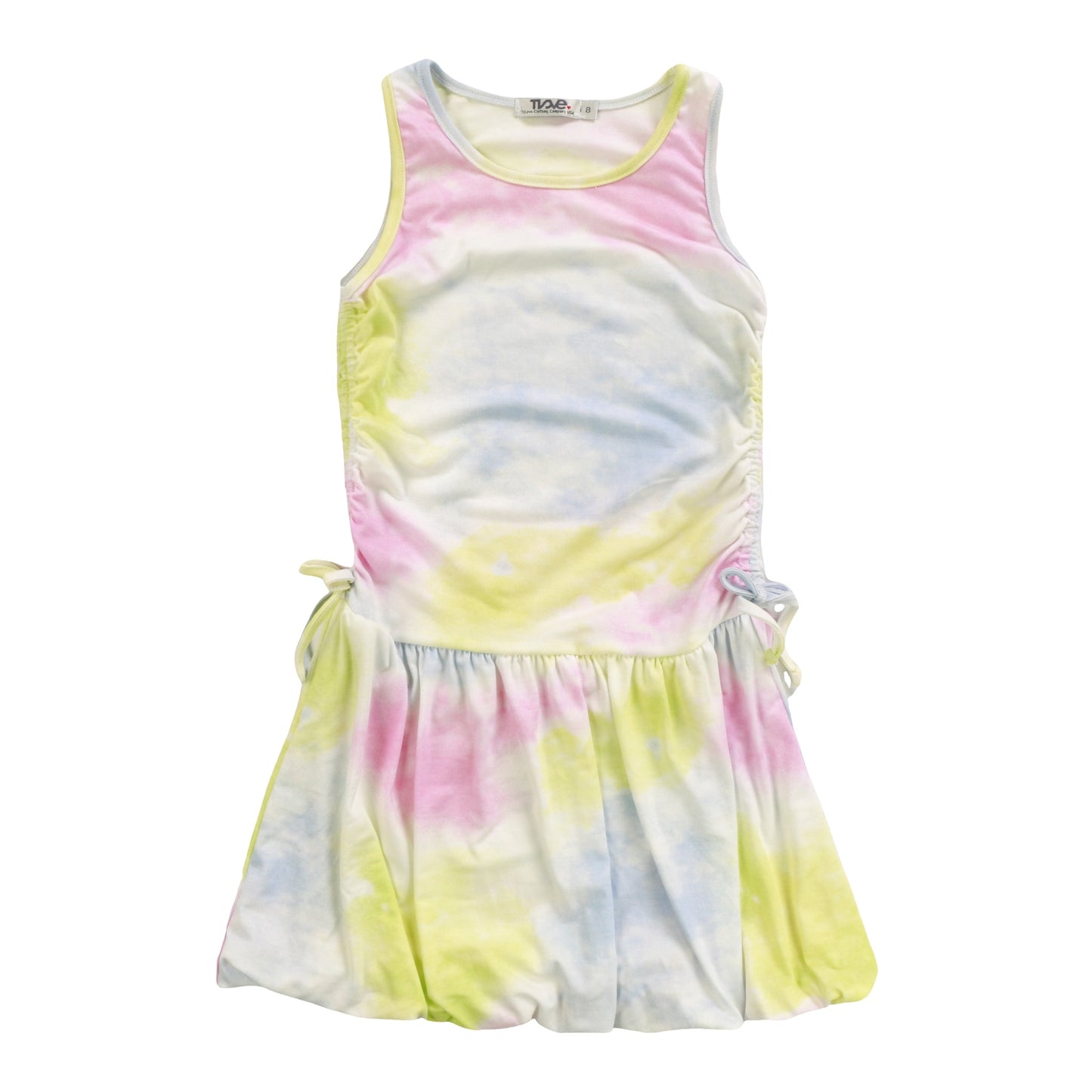 Balloon Tank Dress (Tri-Color Tie-Dye)
