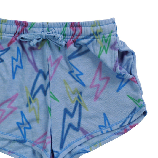 Athletic Shorts (Mixed Color Bolts Pattern)