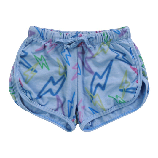 Runner Shorts (Mixed Color Bolts Pattern)