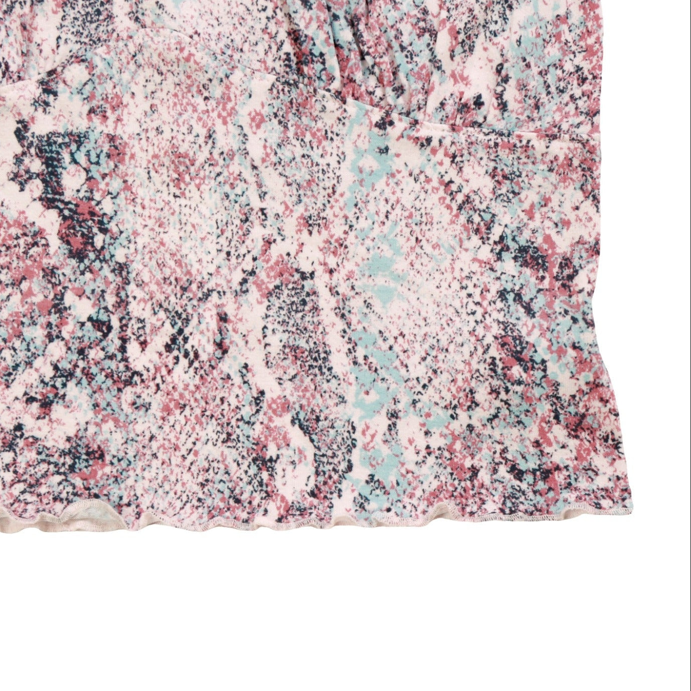 Merrow-Edge Cami (Pink Reptile Pattern)