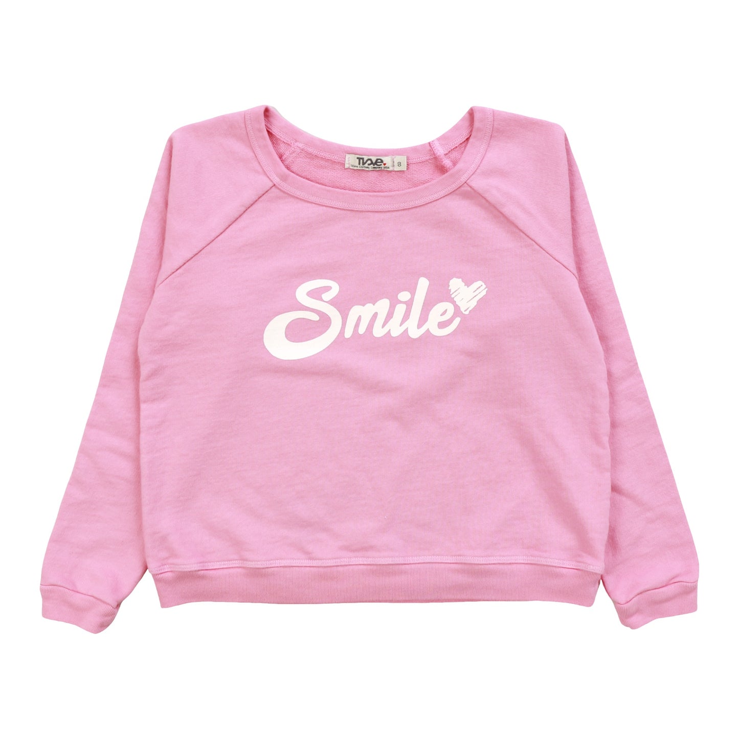 Raglan Crew Top ("Smile")
