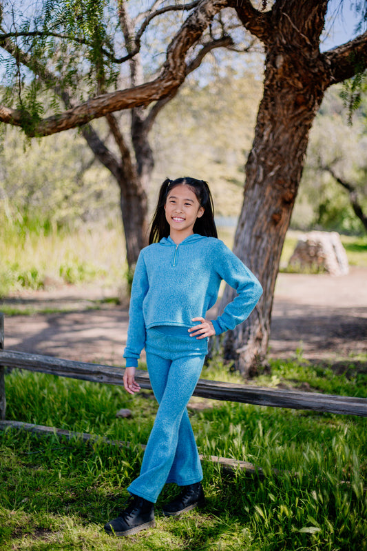 Flare Pants (Reversed-Fabric)