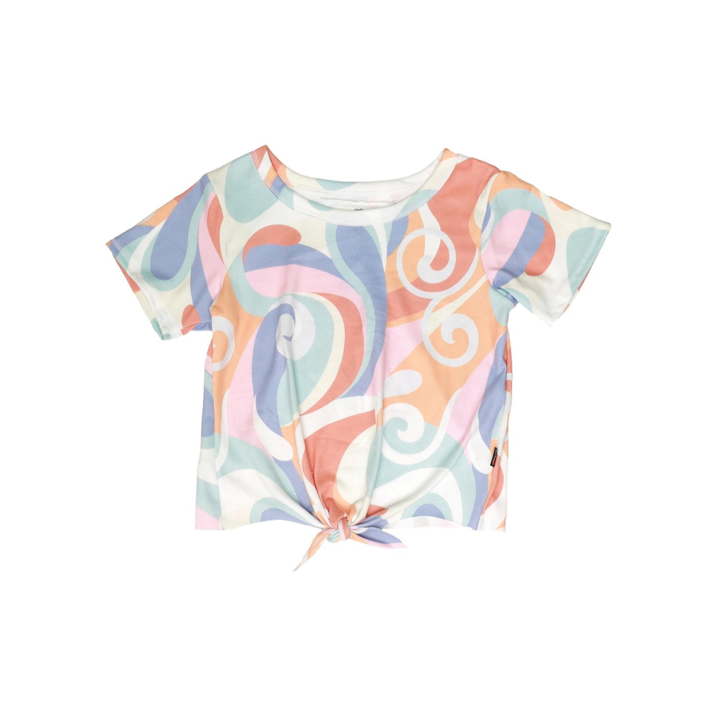 Tie-Front Tee (Pucci Pattern)