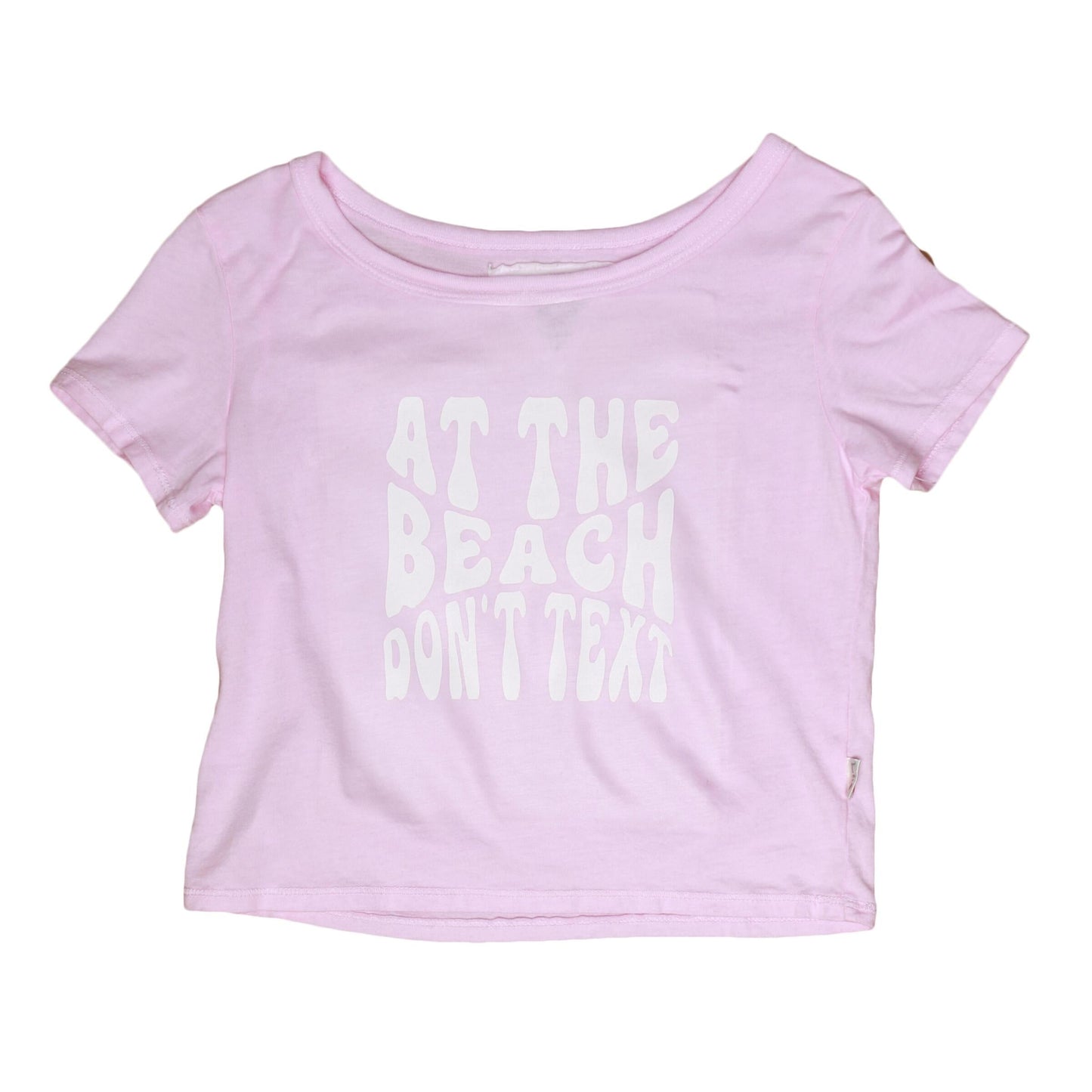 Boxy Top ("AT THE BEACH DON'T TEXT")