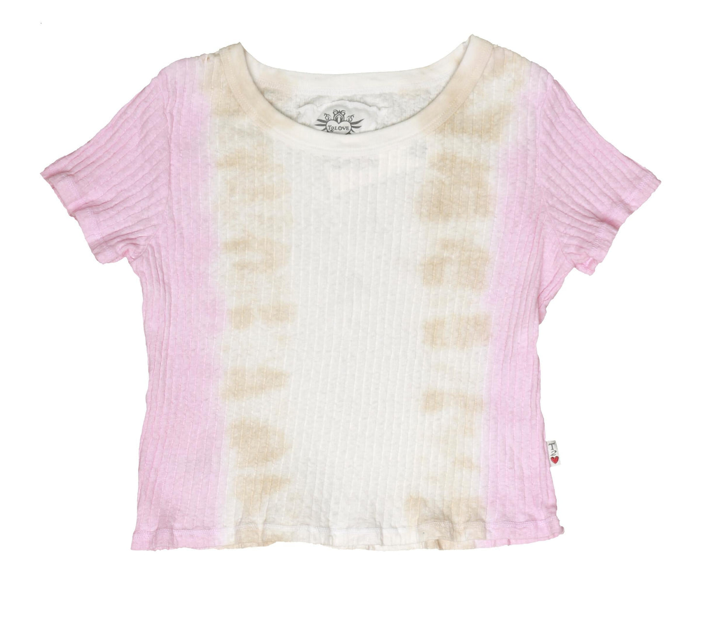Boxy Top (Pink Hazel Tie-Dye Snow Slub)