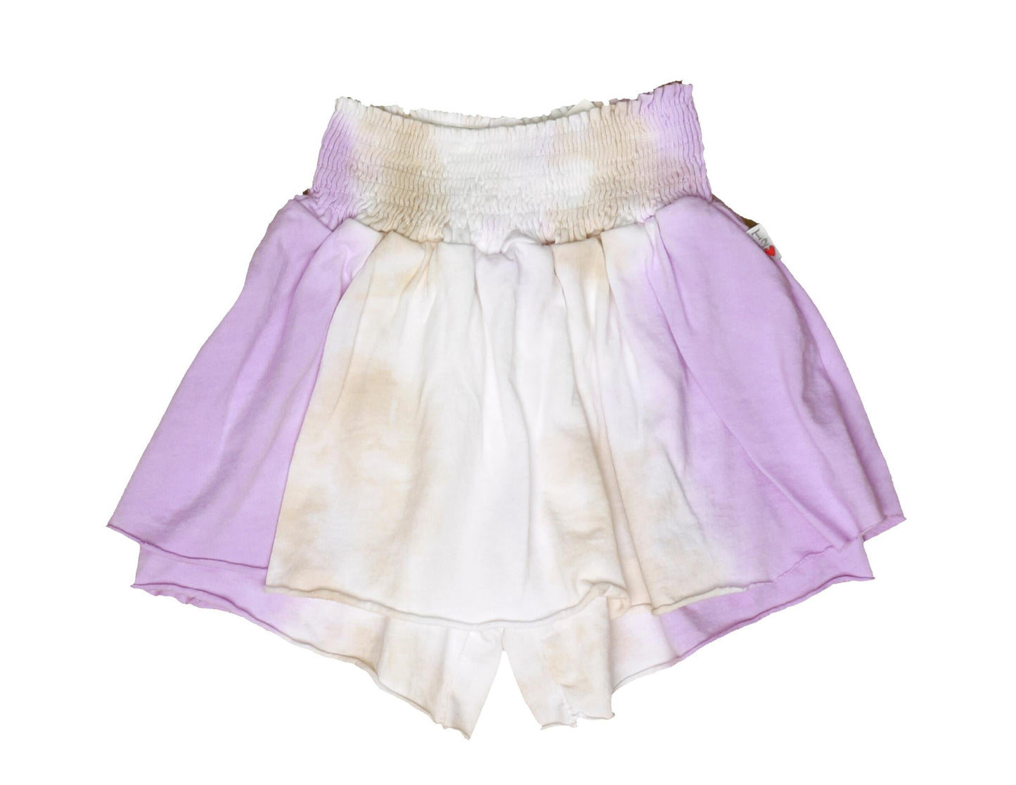 Smocked Skort (Violet Hazel Tie-Dye)